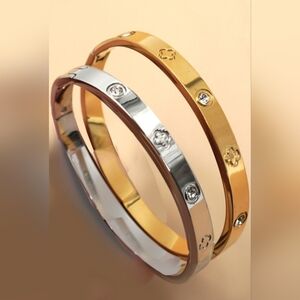 18k Non-tarnish Waterproof Stainless Steel Bangle
